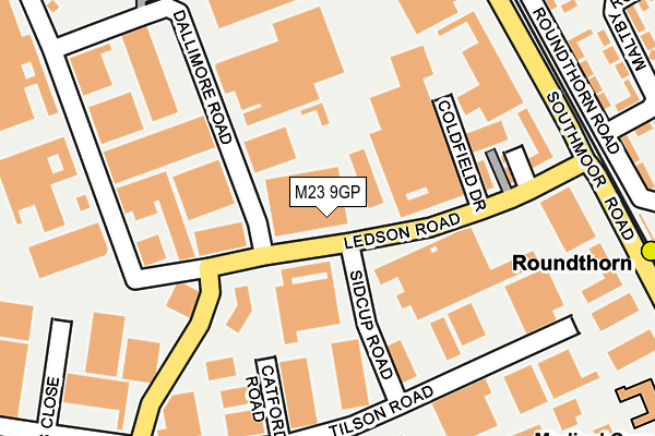 M23 9GP map - OS OpenMap – Local (Ordnance Survey) M23 9GP map - OS OpenMap – Local (Ordnance Survey)