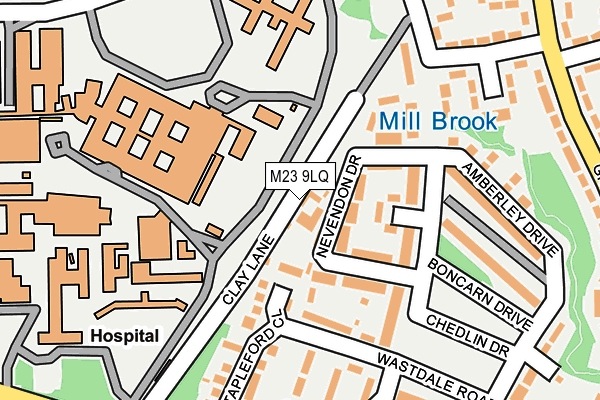 M23 9LQ map - OS OpenMap – Local (Ordnance Survey) M23 9LQ map - OS OpenMap – Local (Ordnance Survey)