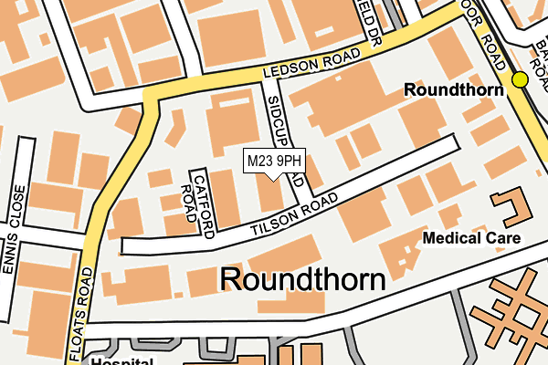 M23 9PH map - OS OpenMap – Local (Ordnance Survey) M23 9PH map - OS OpenMap – Local (Ordnance Survey)