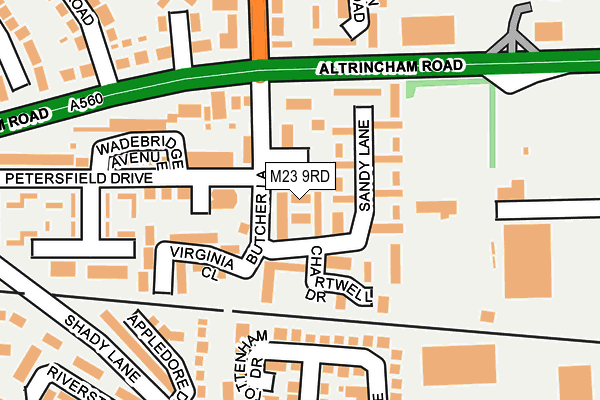 M23 9RD map - OS OpenMap – Local (Ordnance Survey) M23 9RD map - OS OpenMap – Local (Ordnance Survey)