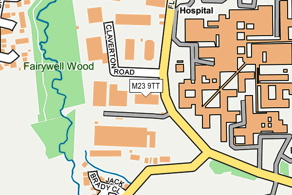 M23 9TT map - OS OpenMap – Local (Ordnance Survey) M23 9TT map - OS OpenMap – Local (Ordnance Survey)
