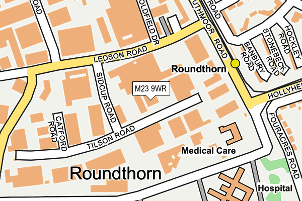 M23 9WR map - OS OpenMap – Local (Ordnance Survey) M23 9WR map - OS OpenMap – Local (Ordnance Survey)