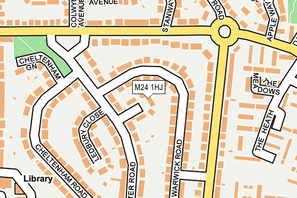 M24 1HJ map - OS OpenMap – Local (Ordnance Survey) M24 1HJ map - OS OpenMap – Local (Ordnance Survey)