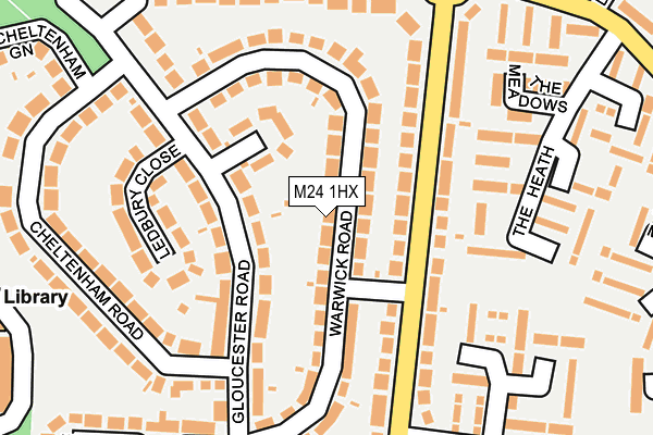 M24 1HX map - OS OpenMap – Local (Ordnance Survey) M24 1HX map - OS OpenMap – Local (Ordnance Survey)