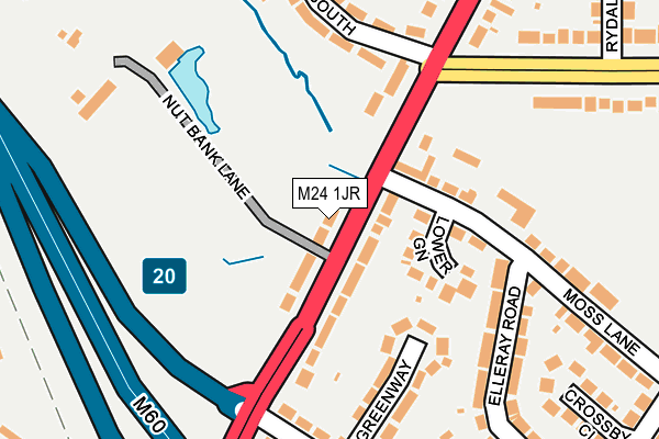 M24 1JR map - OS OpenMap – Local (Ordnance Survey) M24 1JR map - OS OpenMap – Local (Ordnance Survey)