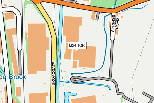 M24 1QR map - OS OpenMap – Local (Ordnance Survey) M24 1QR map - OS OpenMap – Local (Ordnance Survey)