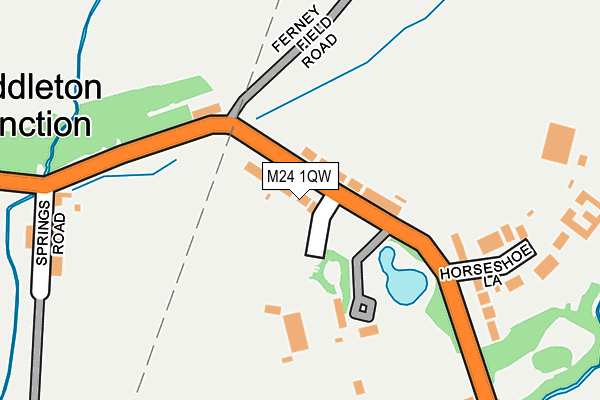 M24 1QW map - OS OpenMap – Local (Ordnance Survey) M24 1QW map - OS OpenMap – Local (Ordnance Survey)