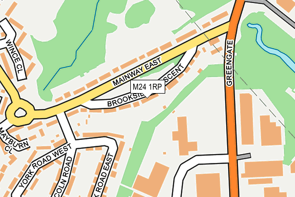 M24 1RP map - OS OpenMap – Local (Ordnance Survey) M24 1RP map - OS OpenMap – Local (Ordnance Survey)