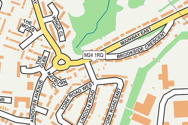 M24 1RQ map - OS OpenMap – Local (Ordnance Survey) M24 1RQ map - OS OpenMap – Local (Ordnance Survey)