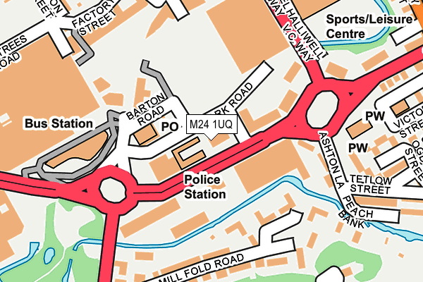 M24 1UQ map - OS OpenMap – Local (Ordnance Survey) M24 1UQ map - OS OpenMap – Local (Ordnance Survey)