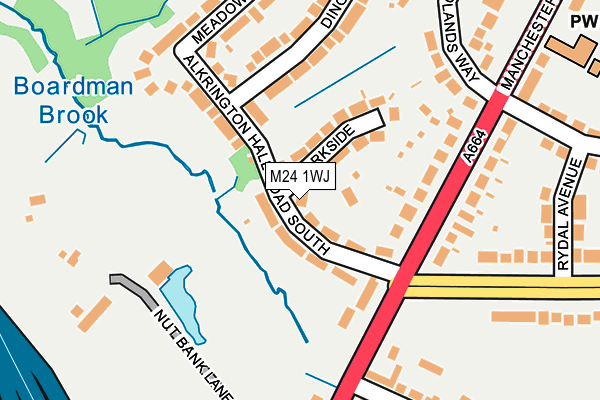 M24 1WJ map - OS OpenMap – Local (Ordnance Survey) M24 1WJ map - OS OpenMap – Local (Ordnance Survey)