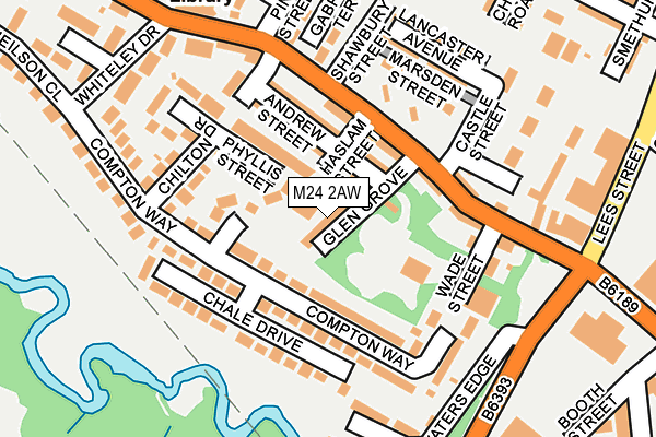 M24 2AW map - OS OpenMap – Local (Ordnance Survey) M24 2AW map - OS OpenMap – Local (Ordnance Survey)