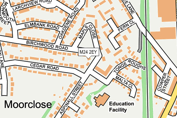 M24 2EY map - OS OpenMap – Local (Ordnance Survey) M24 2EY map - OS OpenMap – Local (Ordnance Survey)