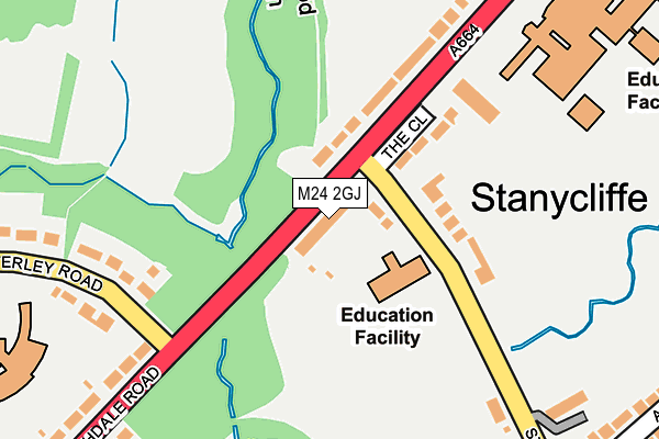 M24 2GJ map - OS OpenMap – Local (Ordnance Survey) M24 2GJ map - OS OpenMap – Local (Ordnance Survey)