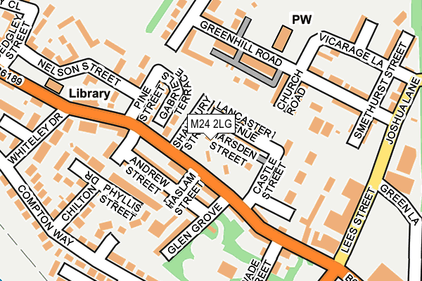 M24 2LG map - OS OpenMap – Local (Ordnance Survey) M24 2LG map - OS OpenMap – Local (Ordnance Survey)