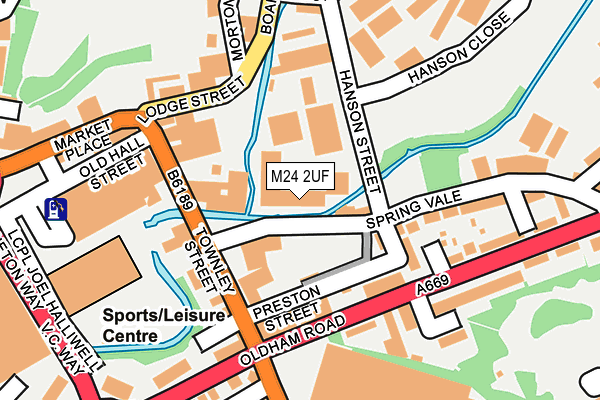 M24 2UF map - OS OpenMap – Local (Ordnance Survey) M24 2UF map - OS OpenMap – Local (Ordnance Survey)