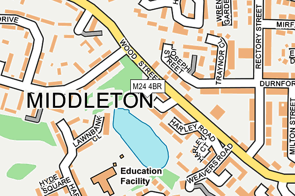 M24 4BR map - OS OpenMap – Local (Ordnance Survey) M24 4BR map - OS OpenMap – Local (Ordnance Survey)