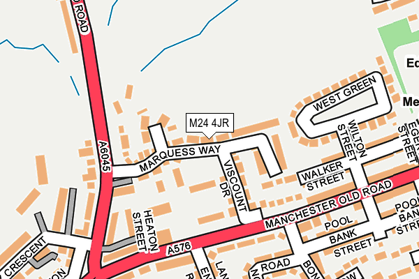 M24 4JR map - OS OpenMap – Local (Ordnance Survey) M24 4JR map - OS OpenMap – Local (Ordnance Survey)