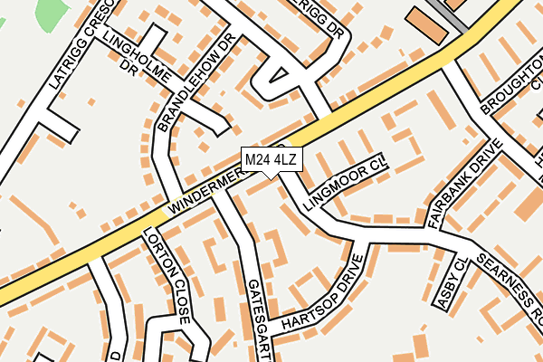 M24 4LZ map - OS OpenMap – Local (Ordnance Survey) M24 4LZ map - OS OpenMap – Local (Ordnance Survey)