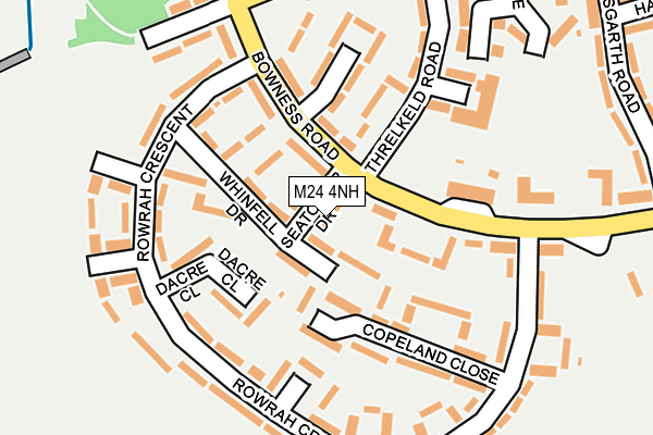 M24 4NH map - OS OpenMap – Local (Ordnance Survey) M24 4NH map - OS OpenMap – Local (Ordnance Survey)