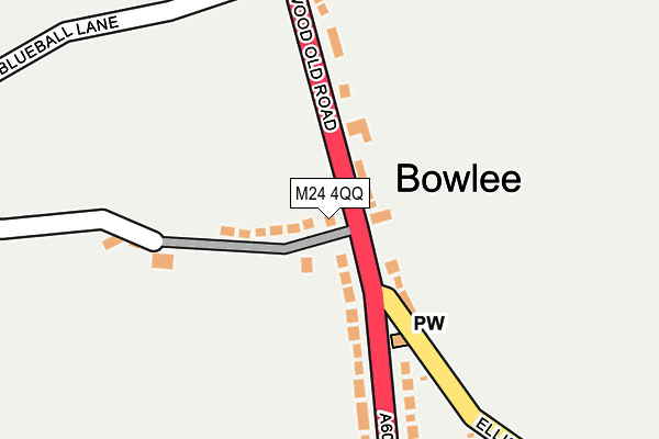 M24 4QQ map - OS OpenMap – Local (Ordnance Survey) M24 4QQ map - OS OpenMap – Local (Ordnance Survey)
