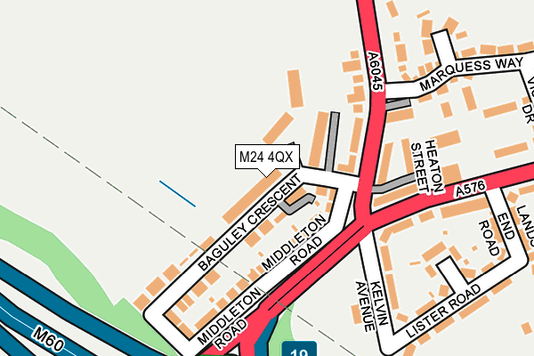 M24 4QX map - OS OpenMap – Local (Ordnance Survey) M24 4QX map - OS OpenMap – Local (Ordnance Survey)