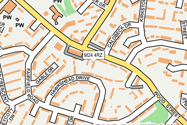 M24 4RZ map - OS OpenMap – Local (Ordnance Survey) M24 4RZ map - OS OpenMap – Local (Ordnance Survey)