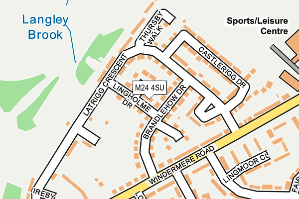 M24 4SU map - OS OpenMap – Local (Ordnance Survey) M24 4SU map - OS OpenMap – Local (Ordnance Survey)
