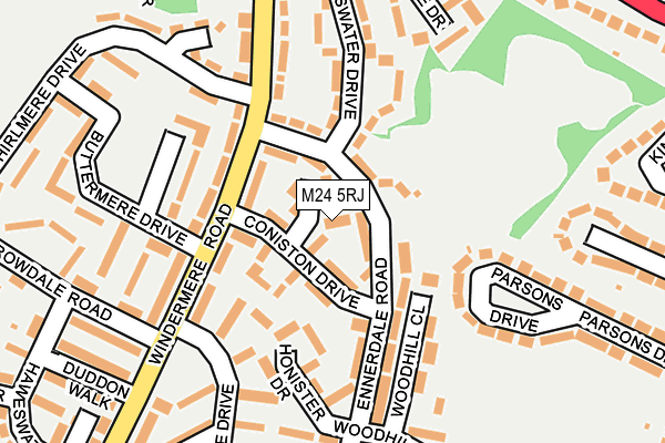 M24 5RJ map - OS OpenMap – Local (Ordnance Survey) M24 5RJ map - OS OpenMap – Local (Ordnance Survey)
