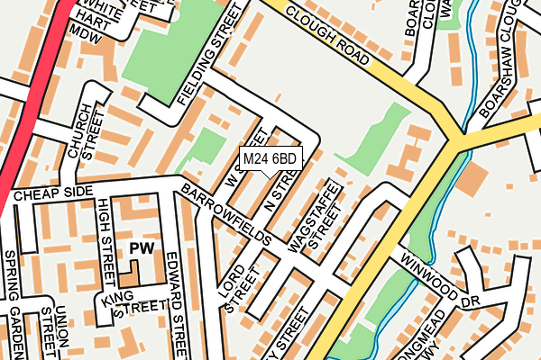 M24 6BD map - OS OpenMap – Local (Ordnance Survey) M24 6BD map - OS OpenMap – Local (Ordnance Survey)