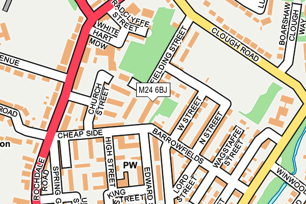 M24 6BJ map - OS OpenMap – Local (Ordnance Survey) M24 6BJ map - OS OpenMap – Local (Ordnance Survey)