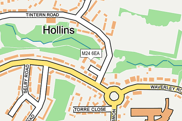 M24 6EA map - OS OpenMap – Local (Ordnance Survey) M24 6EA map - OS OpenMap – Local (Ordnance Survey)