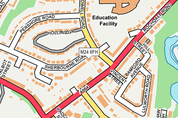 M24 6FH map - OS OpenMap – Local (Ordnance Survey) M24 6FH map - OS OpenMap – Local (Ordnance Survey)