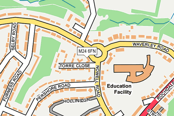 M24 6FN map - OS OpenMap – Local (Ordnance Survey) M24 6FN map - OS OpenMap – Local (Ordnance Survey)