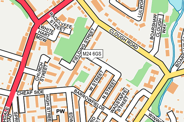 M24 6GS map - OS OpenMap – Local (Ordnance Survey) M24 6GS map - OS OpenMap – Local (Ordnance Survey)