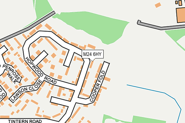M24 6HY map - OS OpenMap – Local (Ordnance Survey) M24 6HY map - OS OpenMap – Local (Ordnance Survey)