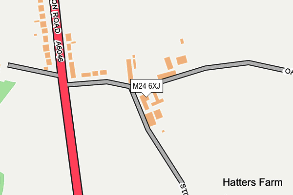 M24 6XJ map - OS OpenMap – Local (Ordnance Survey) M24 6XJ map - OS OpenMap – Local (Ordnance Survey)