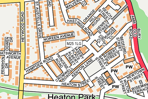 M25 1LG map - OS OpenMap – Local (Ordnance Survey) M25 1LG map - OS OpenMap – Local (Ordnance Survey)