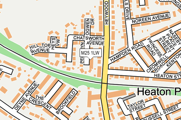 M25 1LW map - OS OpenMap – Local (Ordnance Survey) M25 1LW map - OS OpenMap – Local (Ordnance Survey)