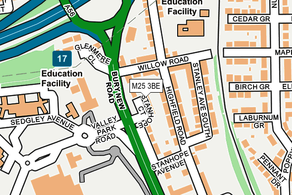 M25 3BE map - OS OpenMap – Local (Ordnance Survey) M25 3BE map - OS OpenMap – Local (Ordnance Survey)