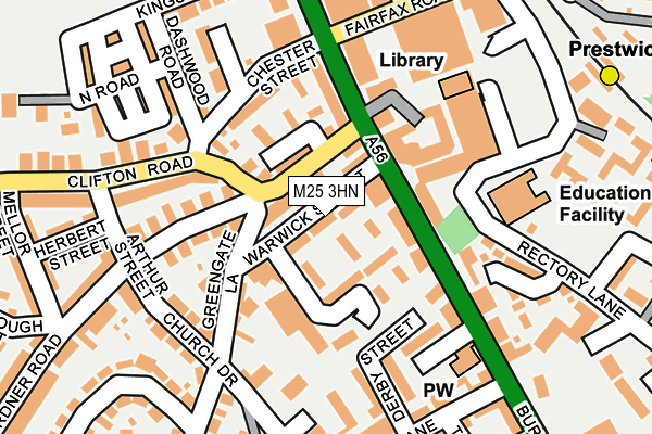 M25 3HN map - OS OpenMap – Local (Ordnance Survey) M25 3HN map - OS OpenMap – Local (Ordnance Survey)
