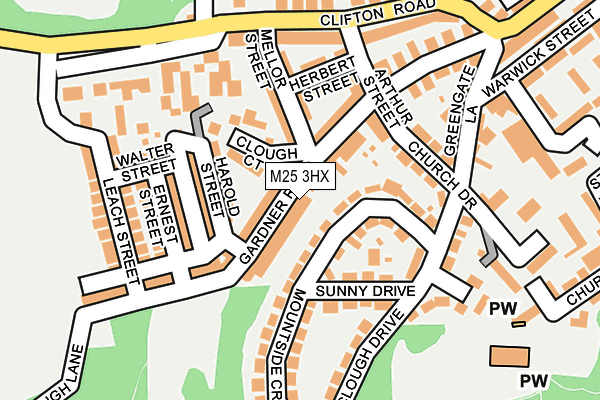 M25 3HX map - OS OpenMap – Local (Ordnance Survey) M25 3HX map - OS OpenMap – Local (Ordnance Survey)