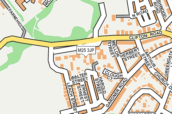 M25 3JP map - OS OpenMap – Local (Ordnance Survey) M25 3JP map - OS OpenMap – Local (Ordnance Survey)
