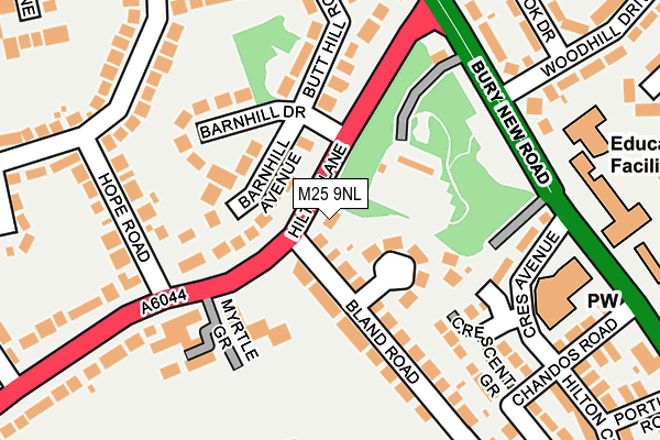 M25 9NL map - OS OpenMap – Local (Ordnance Survey) M25 9NL map - OS OpenMap – Local (Ordnance Survey)