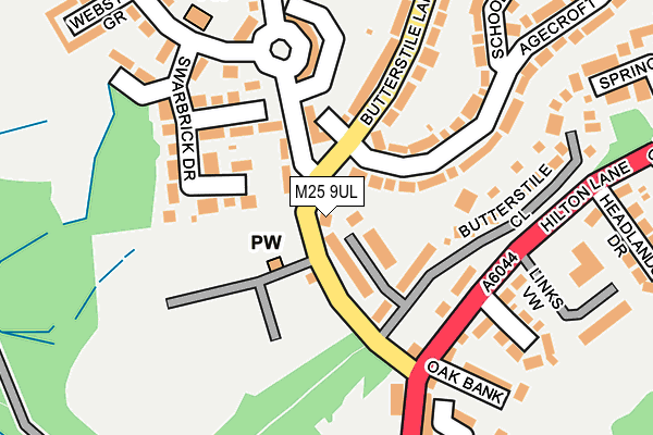 M25 9UL map - OS OpenMap – Local (Ordnance Survey) M25 9UL map - OS OpenMap – Local (Ordnance Survey)
