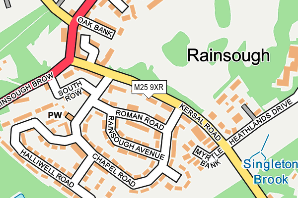 M25 9XR map - OS OpenMap – Local (Ordnance Survey) M25 9XR map - OS OpenMap – Local (Ordnance Survey)
