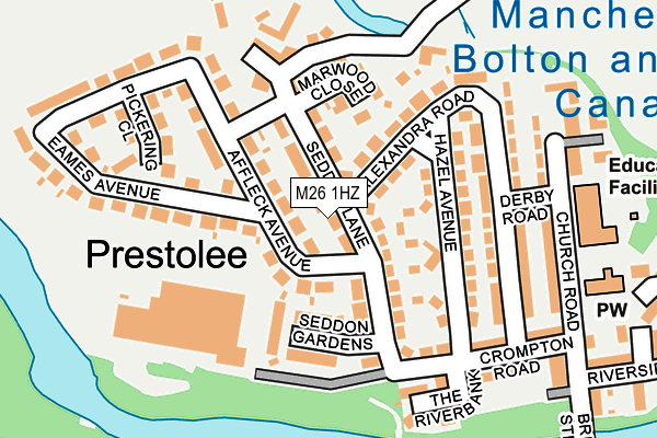M26 1HZ map - OS OpenMap – Local (Ordnance Survey) M26 1HZ map - OS OpenMap – Local (Ordnance Survey)