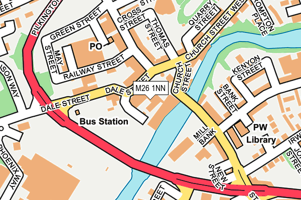 M26 1NN map - OS OpenMap – Local (Ordnance Survey) M26 1NN map - OS OpenMap – Local (Ordnance Survey)