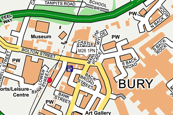M26 1PN map - OS OpenMap – Local (Ordnance Survey) M26 1PN map - OS OpenMap – Local (Ordnance Survey)