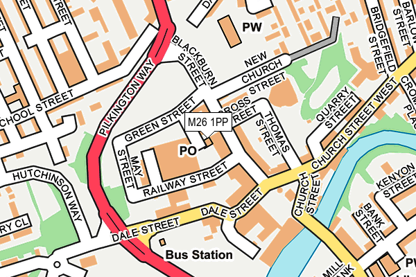 M26 1PP map - OS OpenMap – Local (Ordnance Survey) M26 1PP map - OS OpenMap – Local (Ordnance Survey)